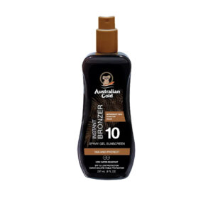 Spray Gel with Bronzer SPF 10