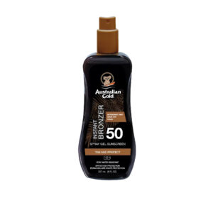 Spray Gel with Bronzer SPF 50